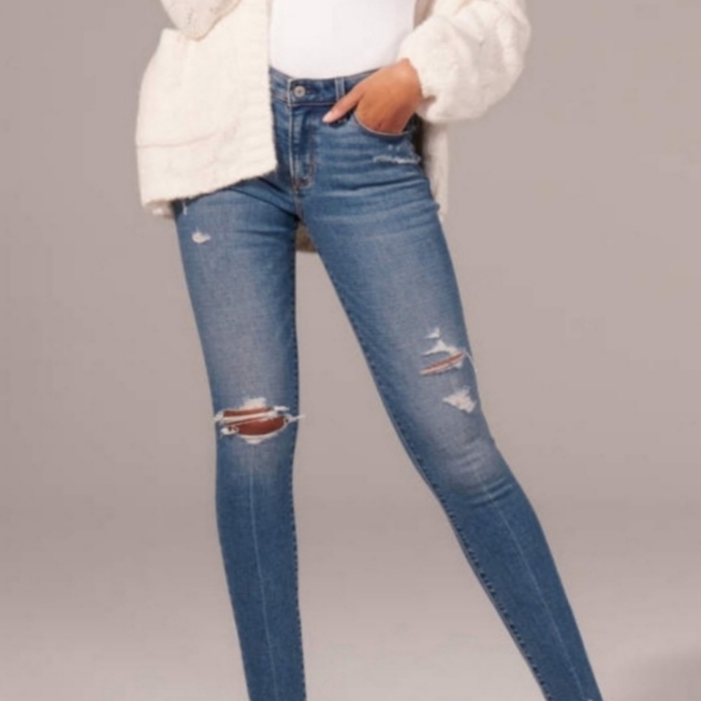 Abercrombie & Fitch Jeans Womens Size 24 Blue Denim